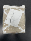 Colordrift CDCARSN-126-443 Almond Milk Solid Polyester 42 in. W x 84 in. L Grommet Blackout Curtain Panel