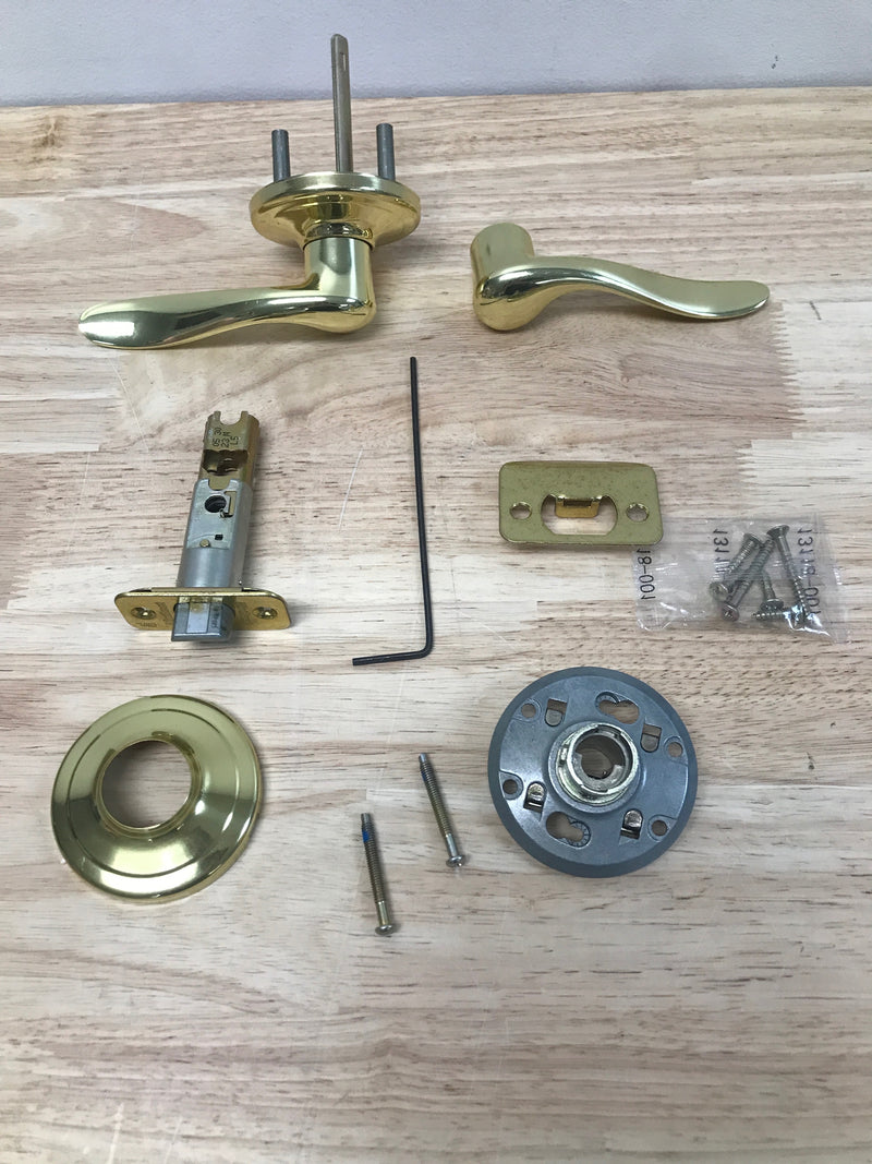 Kwikset 720TNL-3V1 Tustin Passage Door Leverset from the Signature Series - Polished Brass