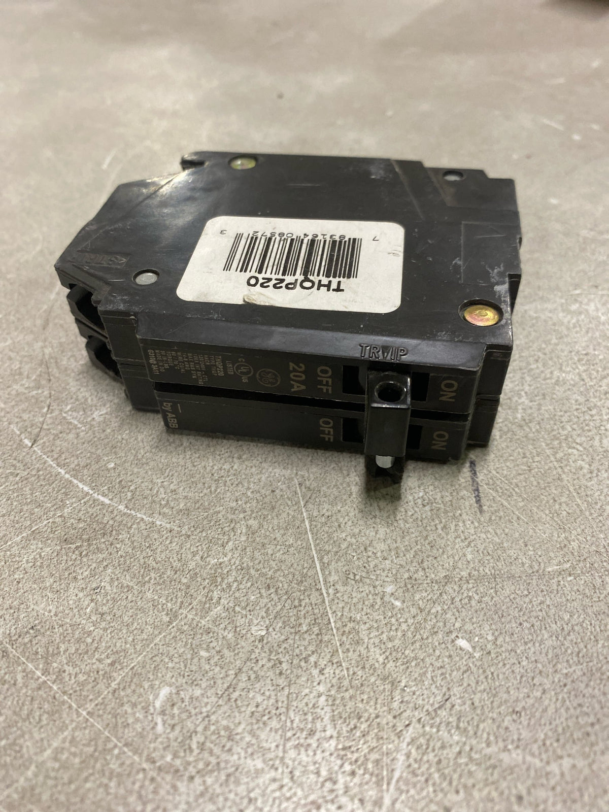 Ge THQP220 Q-Line 20 Amp 1 in. Double-Pole Circuit Breaker