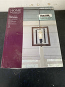 Home decorators collection 7927HDC Palermo Grove 10 in. 1-Light Gilded Iron Farmhouse Kitchen Island Mini-Pendant with Hand Painted Walnut Accents