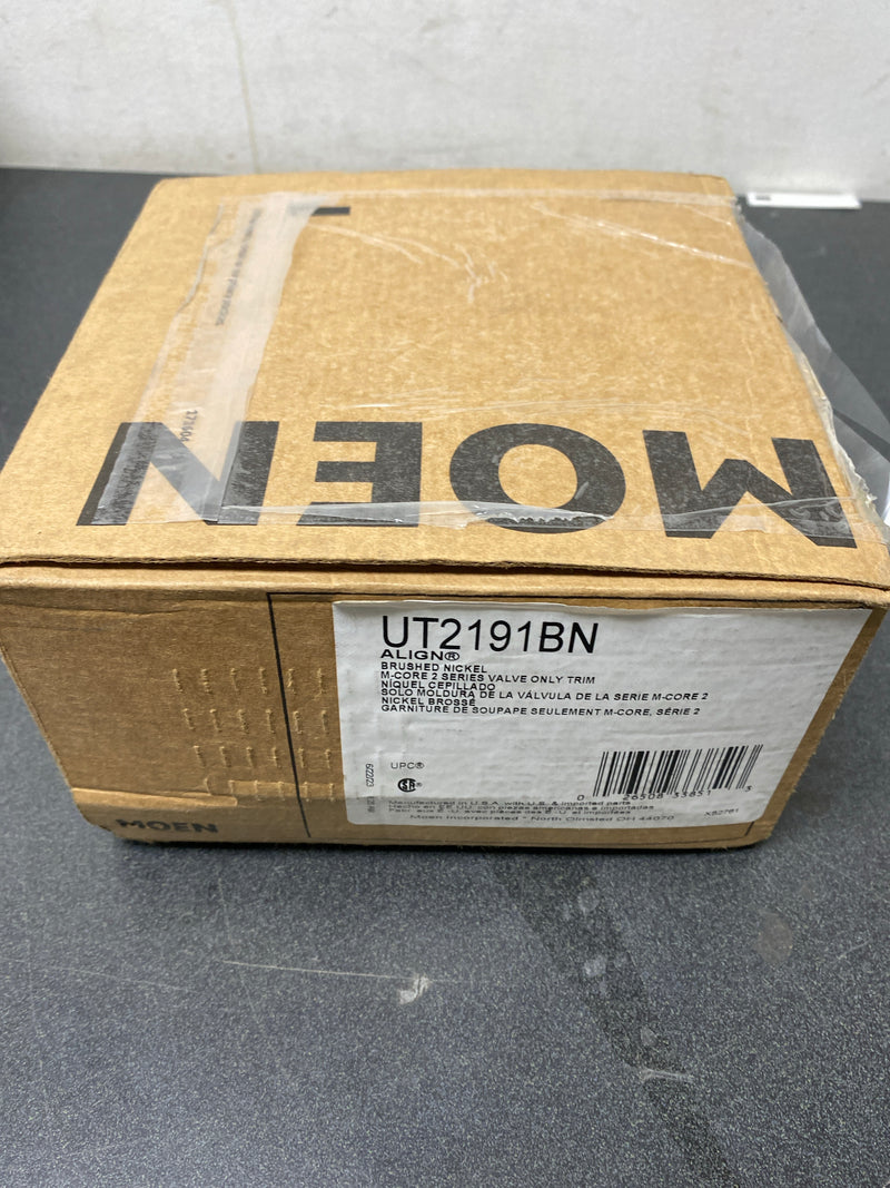 Moen UT2191BN Align Pressure Balanced Valve Trim Only with Single Lever Handle - Less Rough In - Brushed Nickel