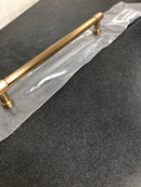 Emtek 86690US4 Jasper 8 Inch Center to Center Bar Cabinet Pull from the Industrial Modern Collection - Satin Brass