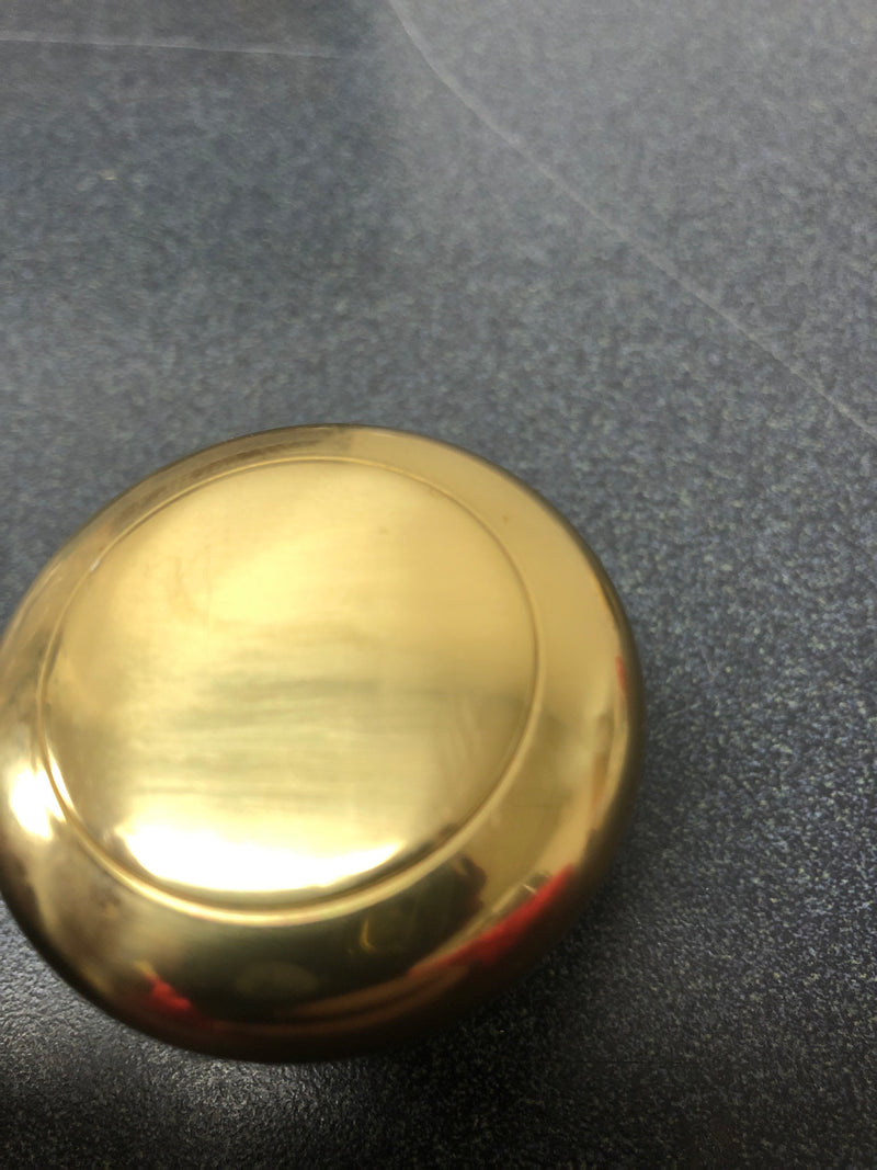 Deltana KRB175U3 1-3/4 Inch Mushroom Cabinet Knob - Polished Brass