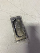 Emtek 2201TWB 4 Inch High Solid Brass Rectangular Flush Pull for Sliding Doors - Tumbled White Bronze