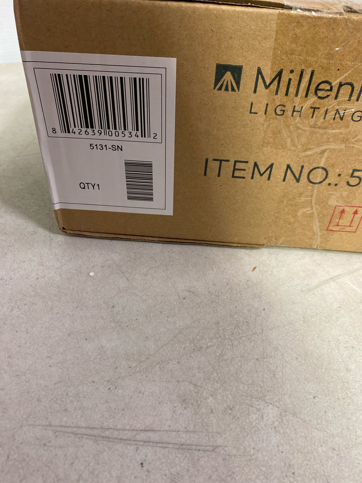 Millennium Lighting 5131-SN 1 Light Flush Mount Ceiling Fixture - Satin Nickel