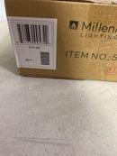 Millennium Lighting 5131-SN 1 Light Flush Mount Ceiling Fixture - Satin Nickel