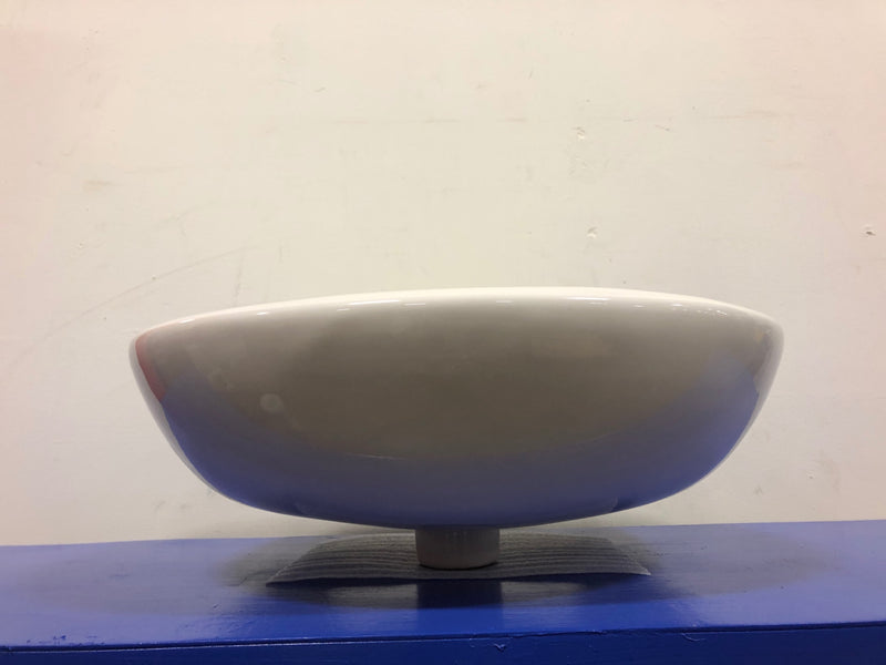 PROFLO PF5004WH 20-1/4" Oval Vitreous China Pedestal Bathroom Sink with Overflow and 3 Faucet Holes at 4" Centers - White