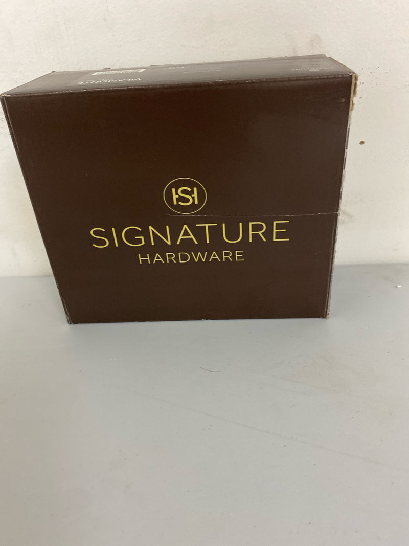 Signature Hardware SHVLTRCP Vilamonte 6-1/2" Wall-Mounted Towel Ring - Chrome