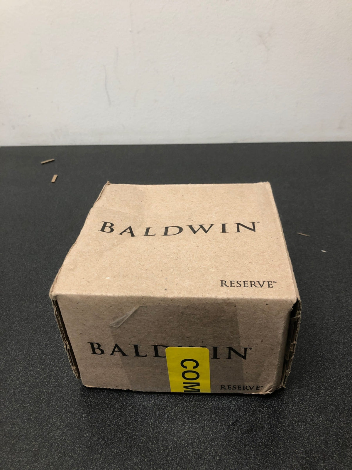 Baldwin Rustic Square Standard C Keyway Single Cylinder Keyed Entry Deadbolt