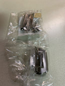 Amerock BPR756626 Cabinet Hinge 1/4 in (6 mm) Overlay Self Closing Partial Wrap Polished Chrome Kitchen Cabinet Door Hinge 1 Pair/2 Pack Functional Hardware