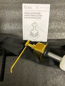 Rohl AP80SDULB Apothecary Deck Mounted Soap Dispenser with 8.5 oz Capacity - Unlacquered Brass