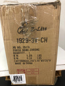 Filament Design 3-Light Chrome Vanity Light with Chisel Glass-HD-TE84788