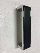 Sietto P-2000-4-MB-PC Fusion 4 Inch Center to Center Handle Cabinet Pull - Matte Black / Polished Chrome