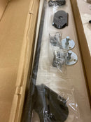 Emtek 23022US19 Sandcast Bronze 24" Single Towel Bar - Flat Black