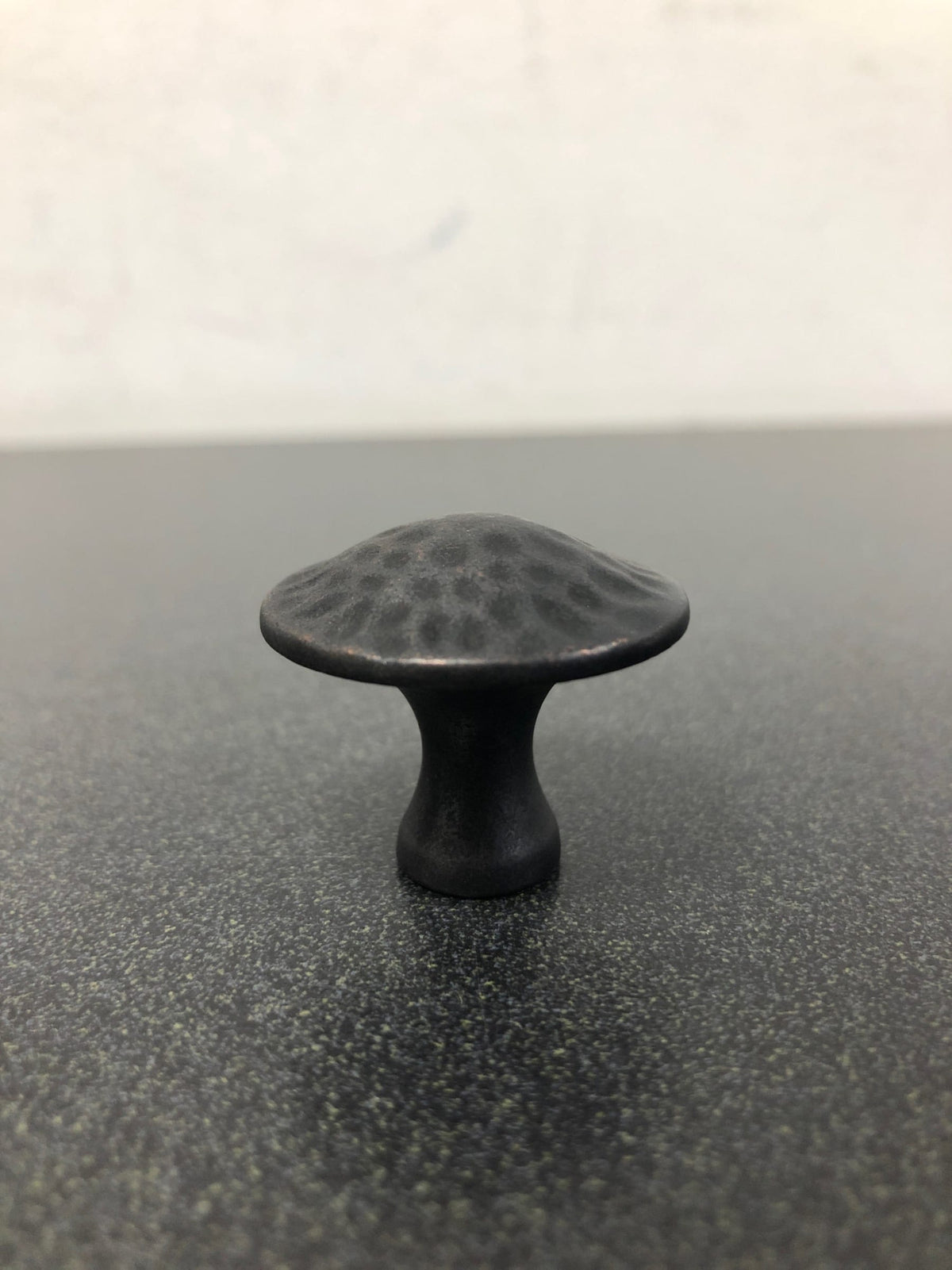 Hickory Hardware P2170-BI Craftsman 1-1/4 Inch Mushroom Cabinet Knob - Black Iron