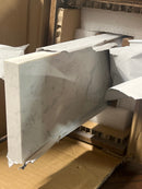 Miseno MPN18.25ENCSS 19" depth Side Splash - Engineered Carrara Marble