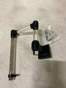 Amerock BH36062CMB Glacio 5-7/16 in. (138 mm) L Towel Ring in Clear/Matte Black