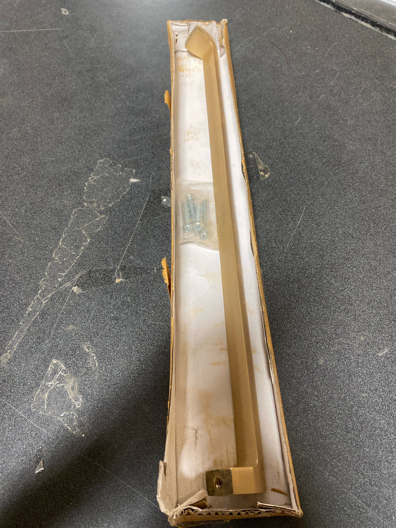 Signature Hardware 949466-1734 Rindahl 17-3/4 Inch Center to Center Appliance Pull - Satin Brass