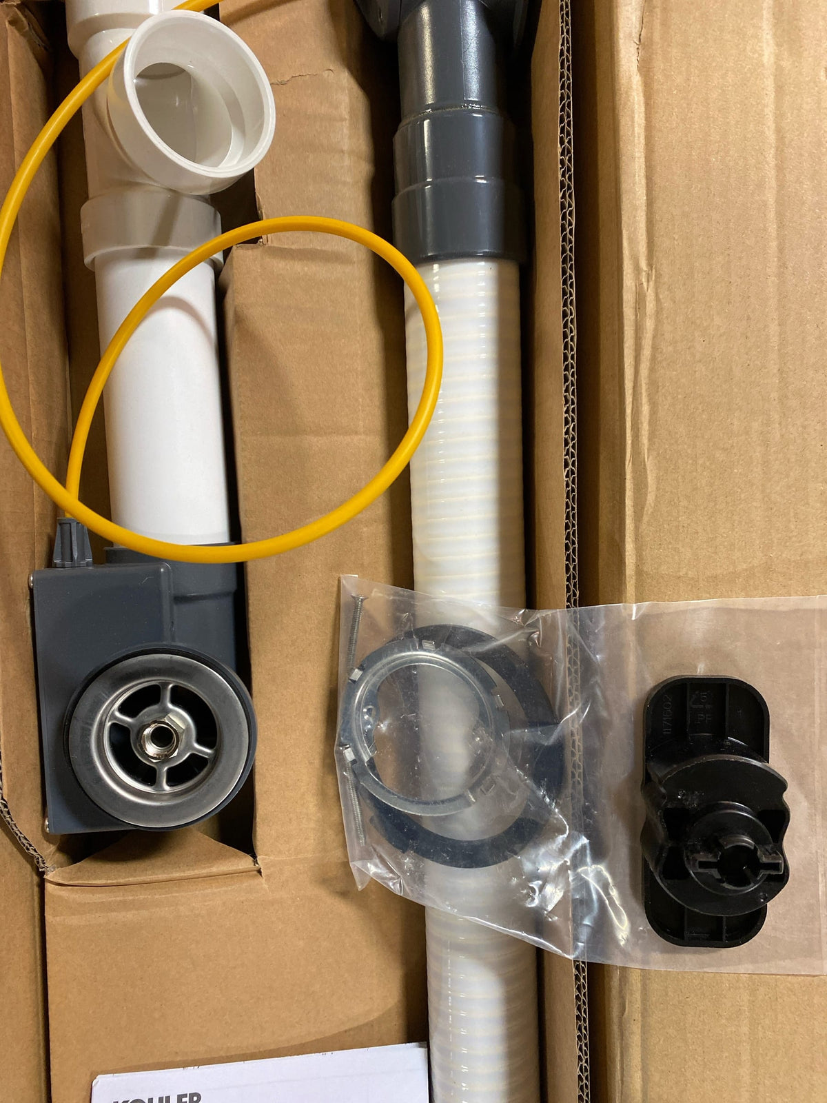 KOHLER 1.5-in Cable Drive Drain with PVC Pipe