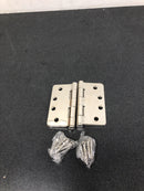 Emtek 9200 Steel Hinges (Pair) - HD - 1/4" Radius Corners - 4" x 4" - 9202414 - Polished Nickel (US14)