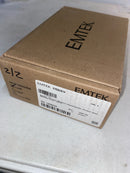 Emtek 2153US14 Narrow Modern Rectangular 7-1/4" Tall Single Cylinder Keyed Entry Pocket Door Lock - Polished Nickel