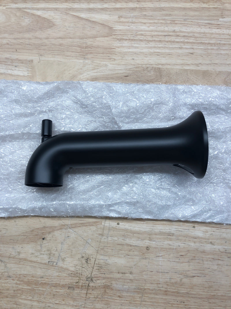 Signature Hardware SHTS72MB Lentz 6-7/8" Tub Spout - Matte Black