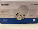 Progress lighting P710151-009 Silverdale Collection 1-Light Brushed Nickel Soft Modern Wall Sconce for Bathrooms and Powder Rooms