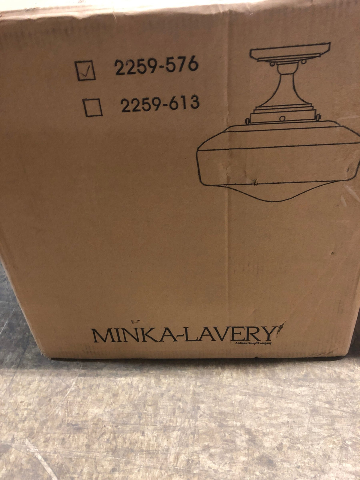 Minka Lavery 2259-576 1 Light 15.5" Height Semi-Flush Ceiling Fixture in Brushed Bronze - Brushed Bronze