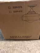 Minka Lavery 2259-576 1 Light 15.5" Height Semi-Flush Ceiling Fixture in Brushed Bronze - Brushed Bronze