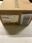 Emtek 5122HLOUS19LH Helios Left Handed Single Cylinder Keyed Entry Door Lever Set with Square Rose - Flat Black