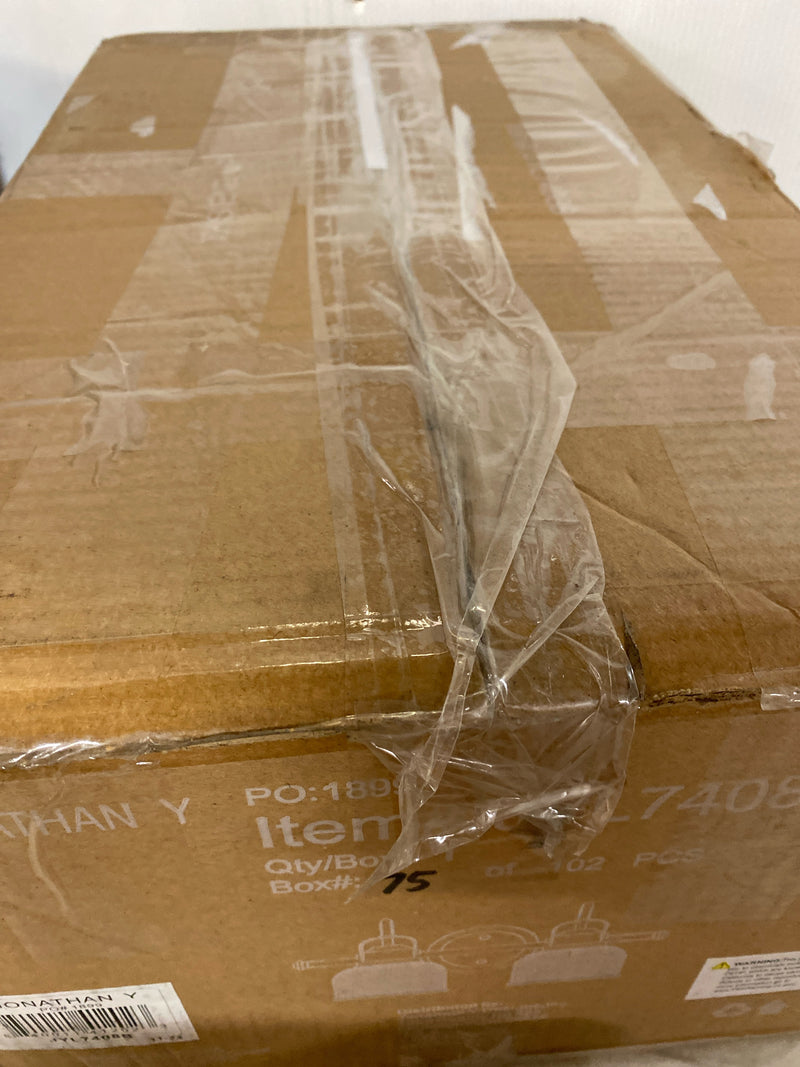 JONATHAN Y Lighting JYL7408B Virginia 2 Light 17" Wide LED Bathroom Vanity Light - Brass Gold