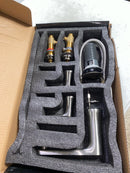 Anzzi L-AZ902BN 1.2 GPM Widespread Bathroom Faucet with Pop-Up Drain Assembly - Brushed Nickel