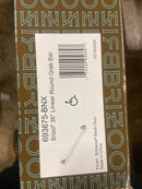 Brizo 693675-BNX 36" Round Grab Bar - Brilliance Black Onyx