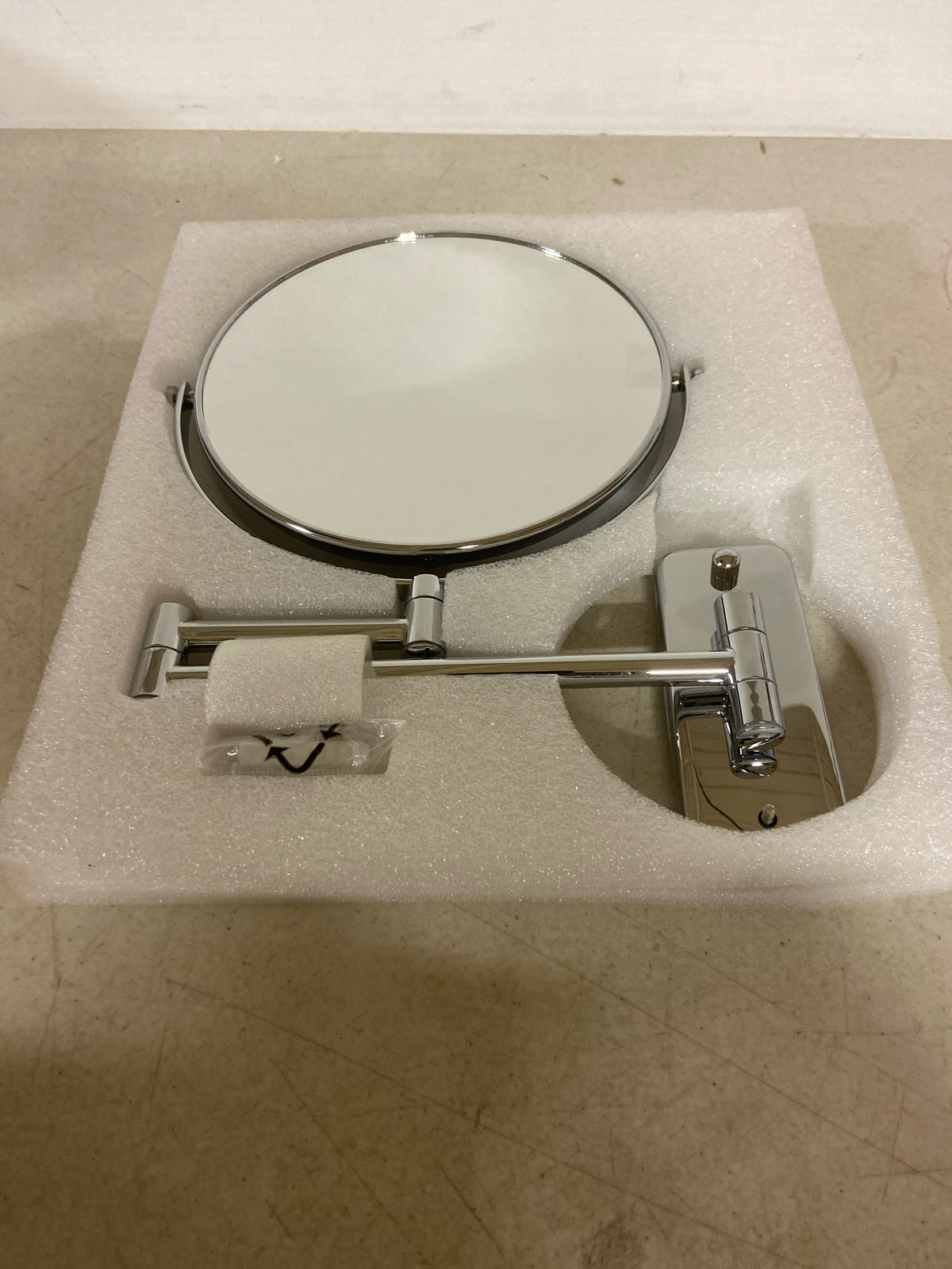 Nameeks Nameeks AR7719-CR-3x Glimmer 8" Diameter Modern Circular Framed Bathroom Wall Mirror - Chrome