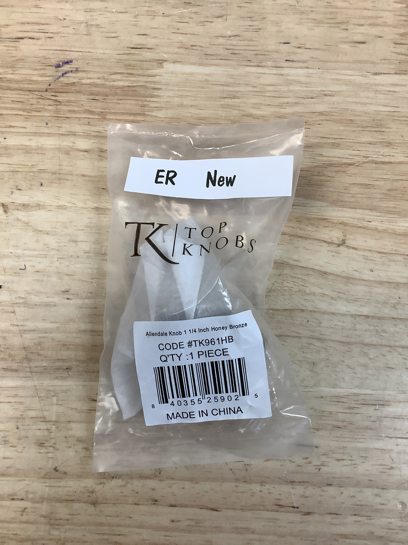 Top Knobs TK961HB Allendale 1-1/4 Inch Mushroom Cabinet Knob from the Lynwood Collection - Honey Bronze