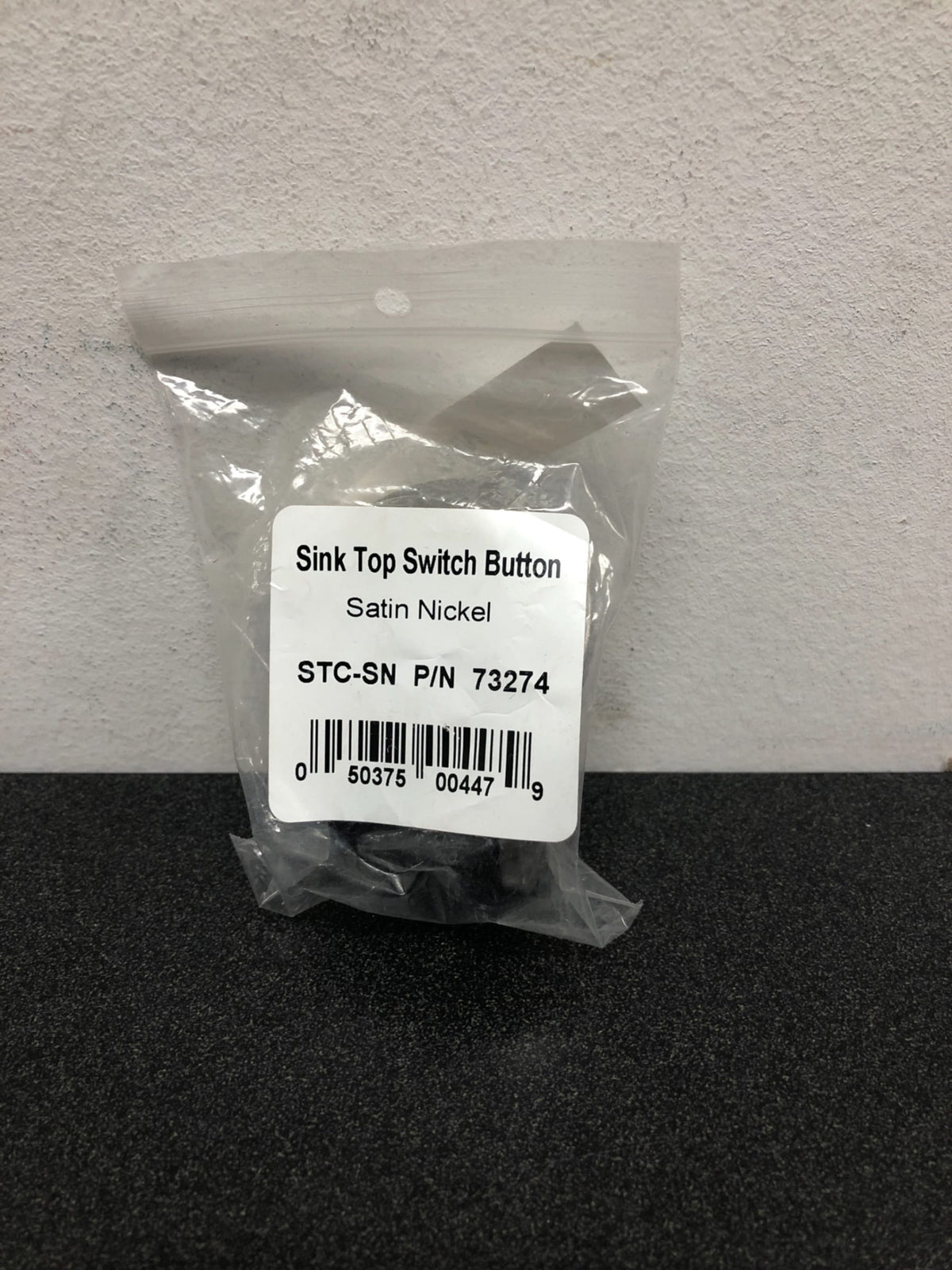 InSinkErator STC-SN Sink Top Mounted Air Switch for Garbage Disposals - Satin Nickel