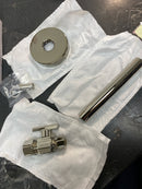 Delta DT021203-PN Straight Supply Stop Valve with Dial Handle - Less Supply Line - Brilliance Polished Nickel