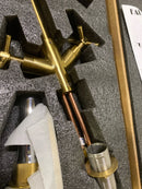 Fauceture LS8453JX Concord Two-Handle Bathroom Faucet with Push Pop-Up, Brushed Brass