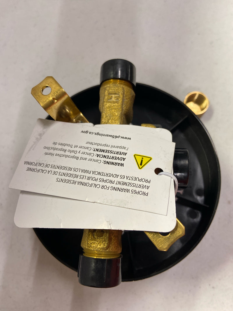 PROFLO PF4001 4001 Series Pressure Balanced Tub and Shower Faucet Valve with Stops 1/2" MIP and SWT - N/A