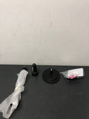 Unbranded 603MP Arshe 1-Light Cafe Bronze Shaded Mini Pendant Light with White Watermark Glass Shade with No Bulb Included