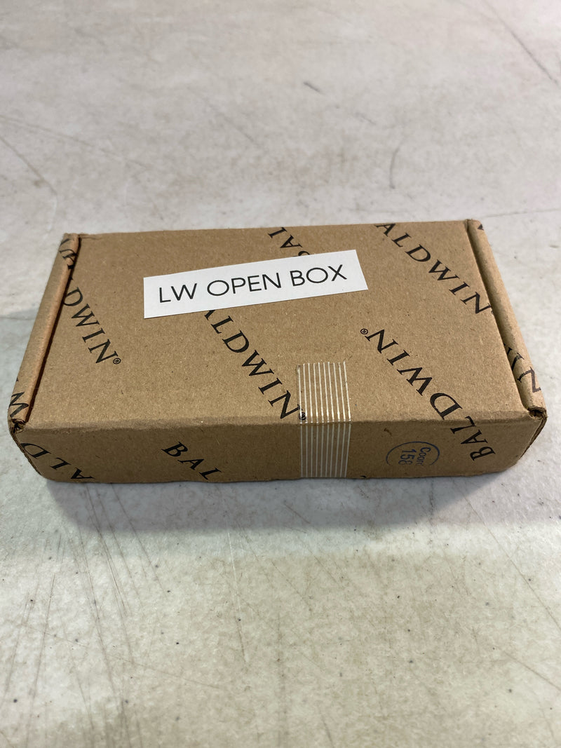 Baldwin 1030055I Square Mortise Hinge, Bright Nickel