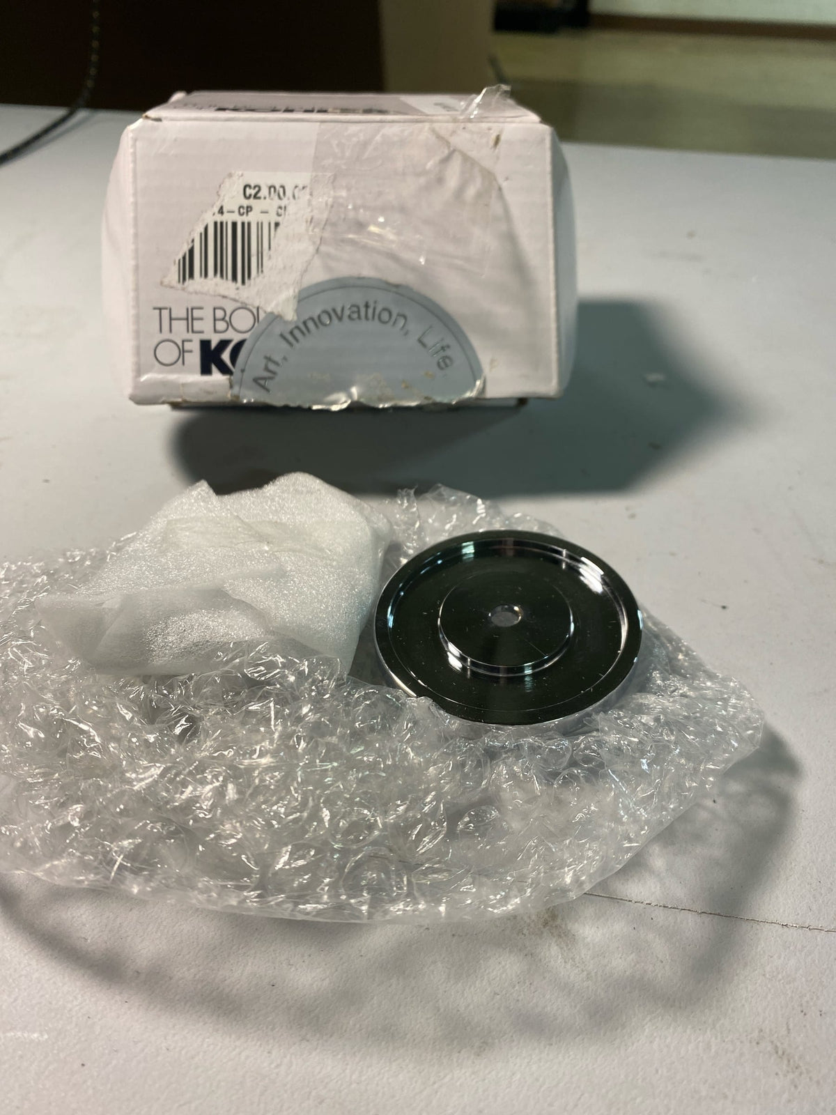 Kohler K-974-CP Stillness Purist Slidebar Trim Kit - Polished Chrome