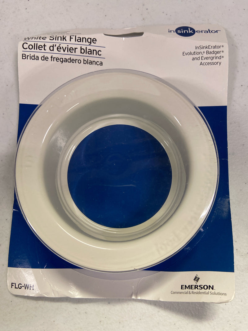 InSinkErator FLG-WH White Disposal Flange - White