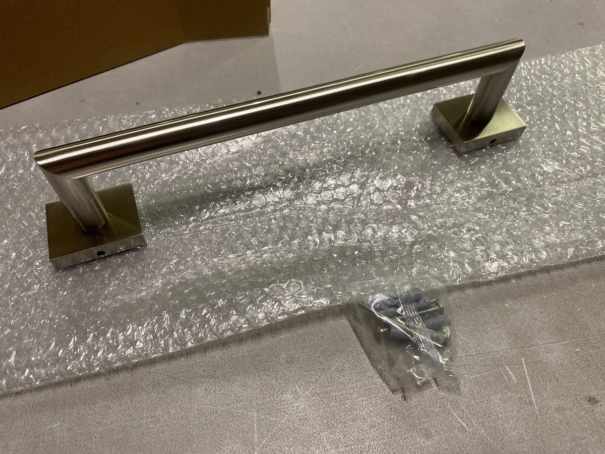 ICO Bath V62134 Crater 13-3/8" Towel Bar - Brushed Nickel