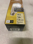 9 Watt LED ST18 / ST19 Light Bulbs, Warm Dimming 3000K (Soft White) - 1800K (Candlelight), 800 Lumens