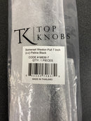 Top Knobs M836-7 Somerset 7 Inch Center to Center Appliance Pull from the Appliance Collection - Patina Black