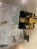 Delta R10000-MFWS Universal Mixing Rough-In Valve with Service Stops and PEX Cold Expansion Inlets and Universal 1/2" Outlets - N/A