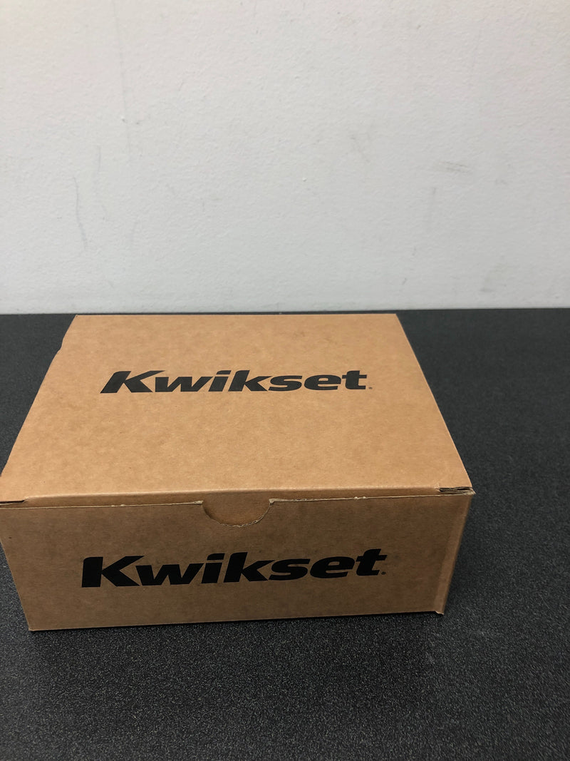 Kwikset 730HFLSQT-514 Halifax Privacy Door Lever Set with Square Rose - Matte Black