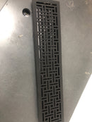 Signature Hardware 398292 Cast Iron Floor Register - 6" x 30" - Black