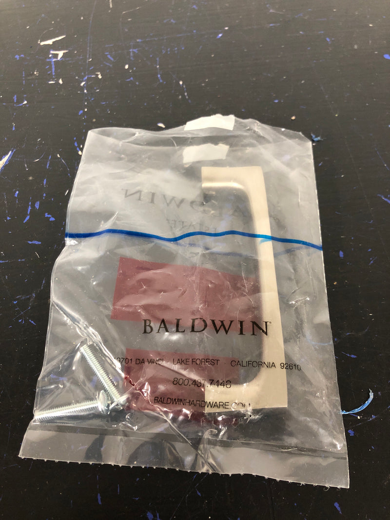 Baldwin 4971150BIN Palm Springs 4 Inch Center to Center Handle Cabinet Pull from the Estate Collection - Satin Nickel